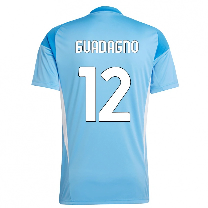 Danxen Herren Johan Guadagno #12 Trikot Himmelblau Weiß Torwarttrikot 2025/26 Schweiz