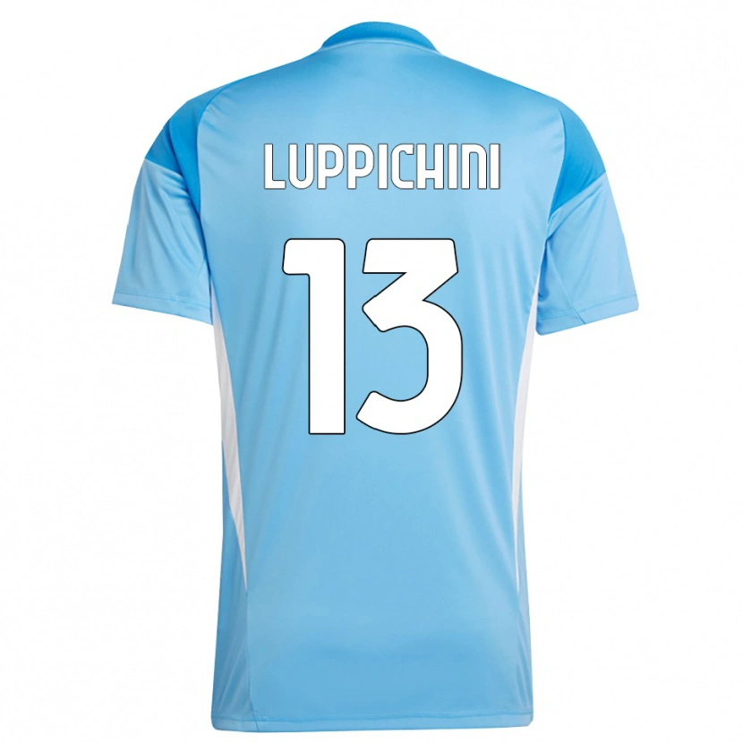 Danxen Herren Matteo Luppichini #13 Trikot Himmelblau Weiß Torwarttrikot 2025/26 Schweiz
