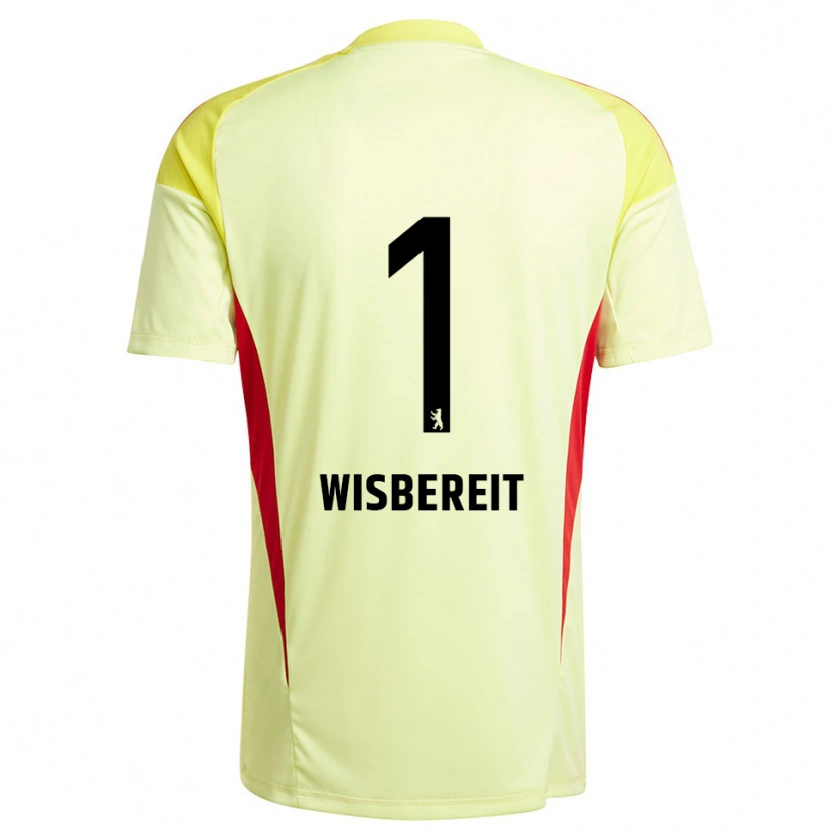Danxen Herren Tom Wisbereit #1 Trikot Hellgelb Schwarz Torwarttrikot 2025/26 Schweiz