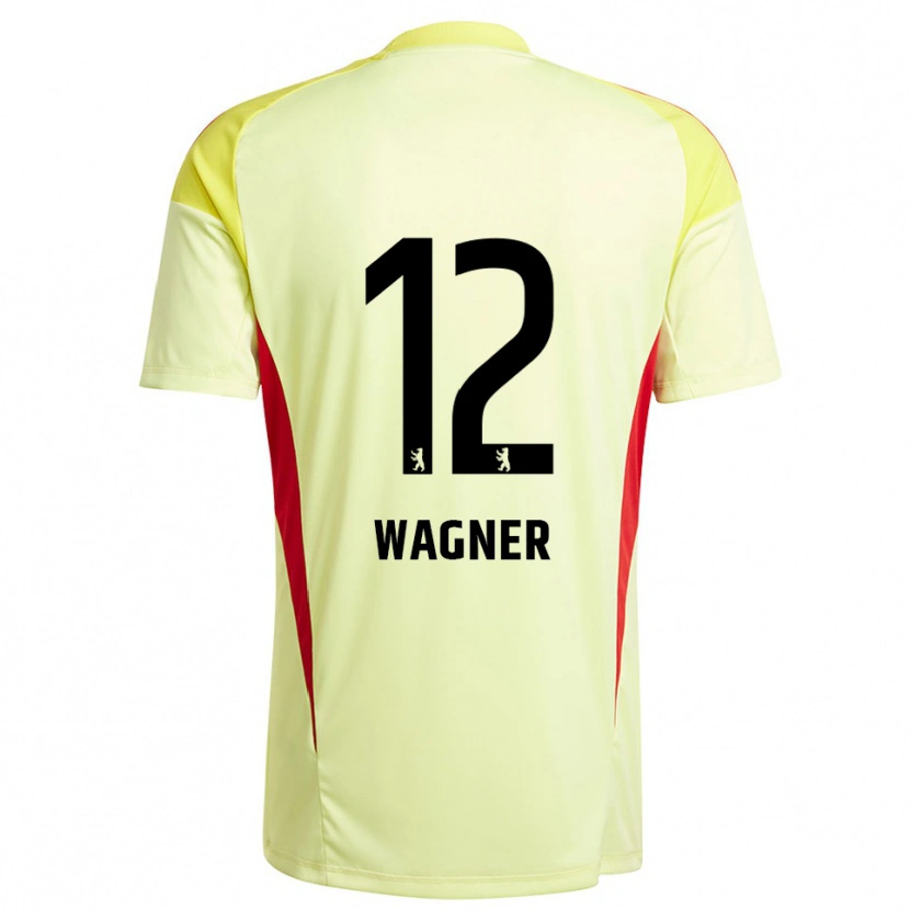 Danxen Herren Melanie Wagner #12 Trikot Hellgelb Schwarz Torwarttrikot 2025/26 Schweiz