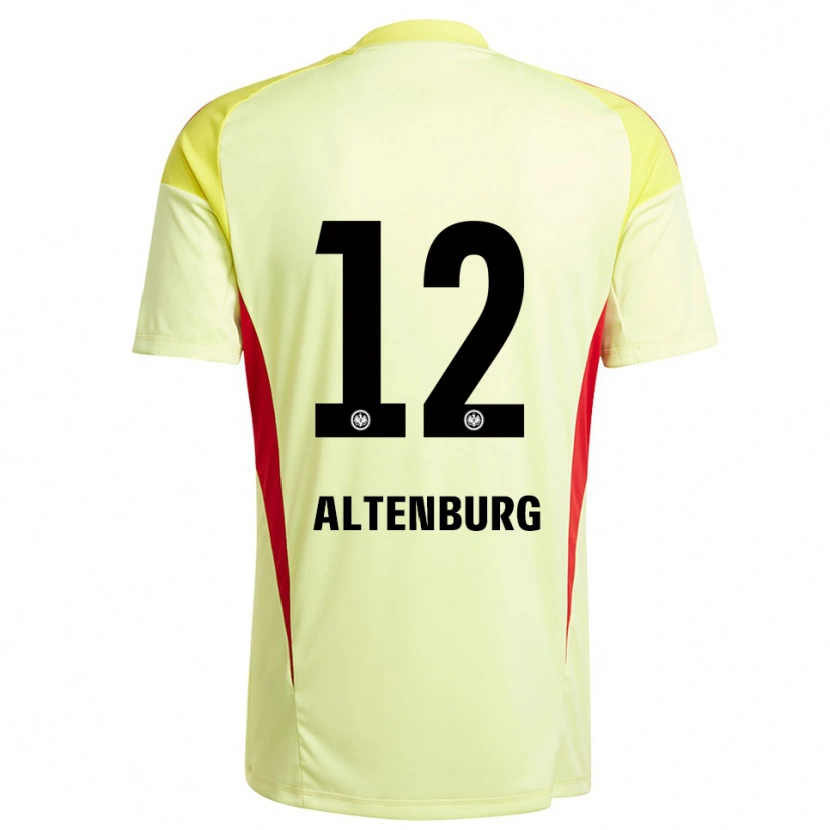 Danxen Herren Lina Altenburg #12 Trikot Hellgelb Schwarz Torwarttrikot 2025/26 Schweiz