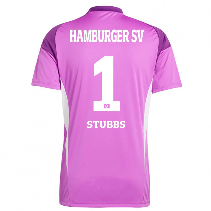 Danxen Herren James Stubbs #1 Trikot Flieder Weiß Lila Torwarttrikot 2025/26 Schweiz