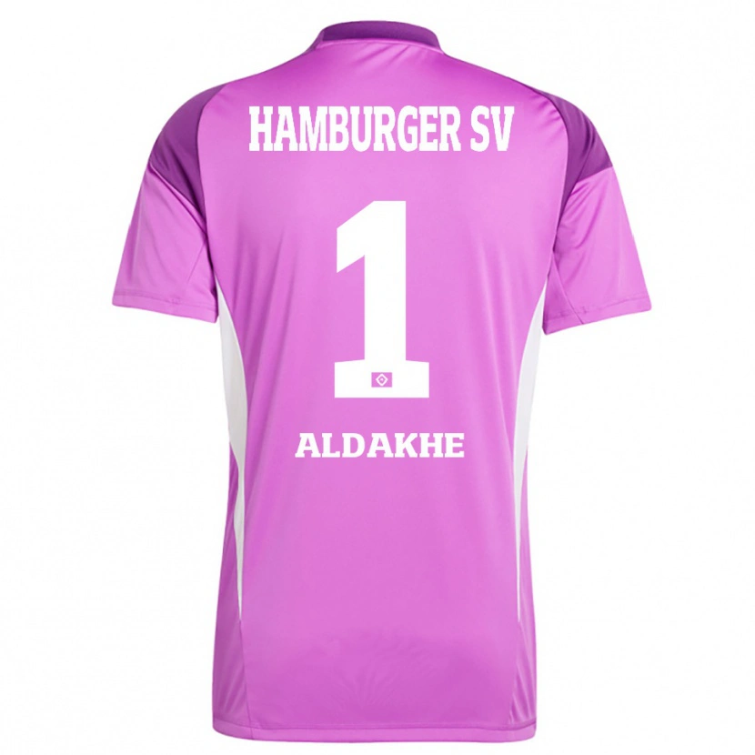 Danxen Herren Ather Aldakhe #1 Trikot Flieder Weiß Lila Torwarttrikot 2025/26 Schweiz