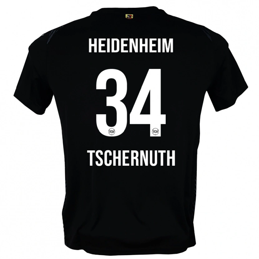 Danxen Herren Paul Tschernuth #34 Trikot Dunkelgrau Schwarz Torwarttrikot 2025/26 Schweiz