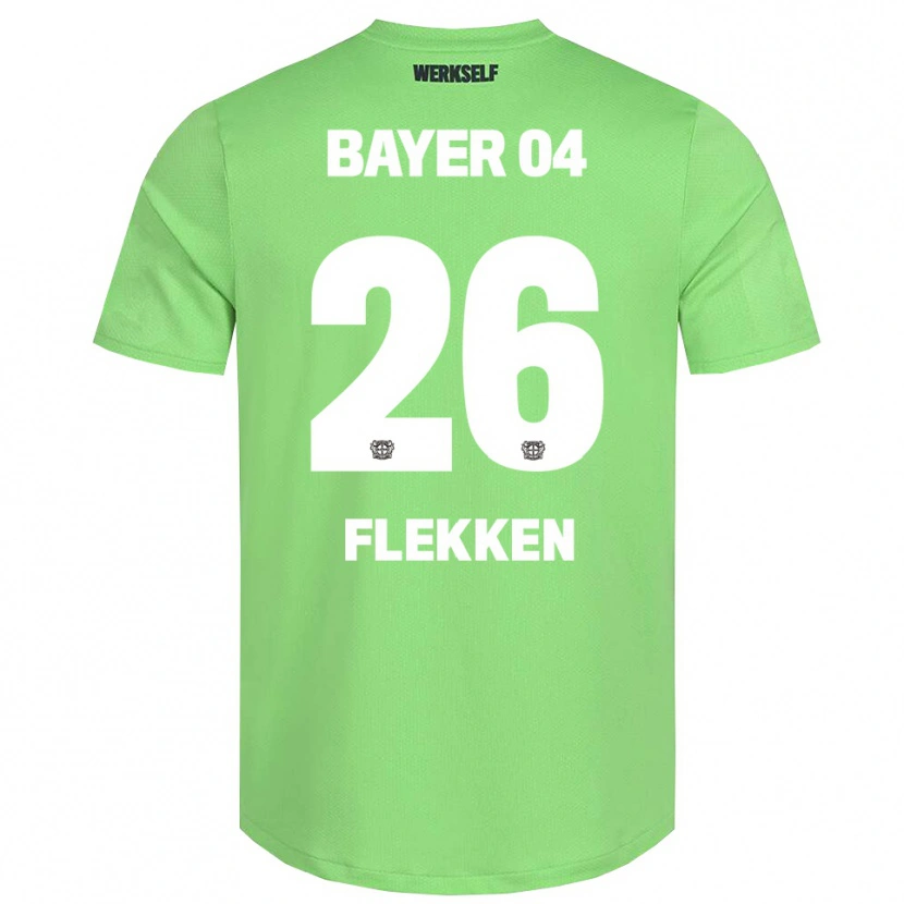 Danxen Herren Mark Flekken #26 Trikot Hellgrün Weiß Torwarttrikot 2025/26 Schweiz