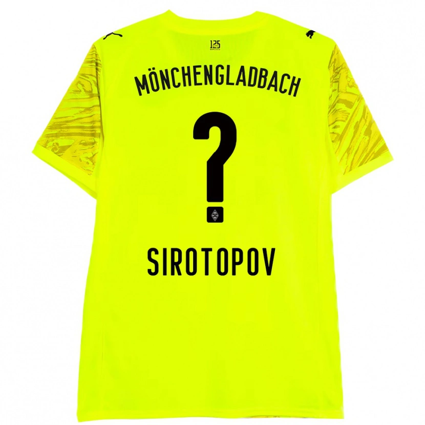 Danxen Herren Artem Sirotopov #0 Trikot Gelb Schwarz Torwarttrikot 2025/26 Schweiz