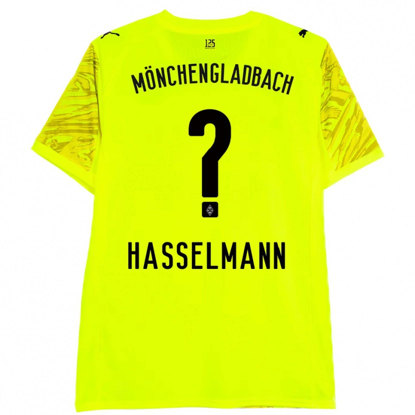 Danxen Herren Nina Hasselmann #0 Trikot Gelb Schwarz Torwarttrikot 2025/26 Schweiz