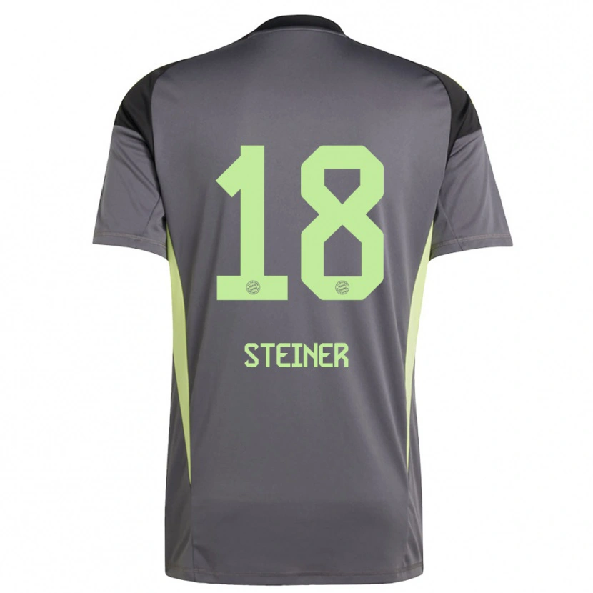 Danxen Herren Michael Steiner #18 Trikot Schwarz Grün Gelb Torwarttrikot 2025/26 Schweiz