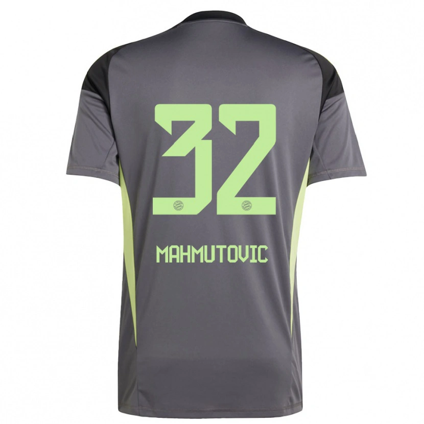 Danxen Herren Ena Mahmutovic #32 Trikot Schwarz Grün Gelb Torwarttrikot 2025/26 Schweiz