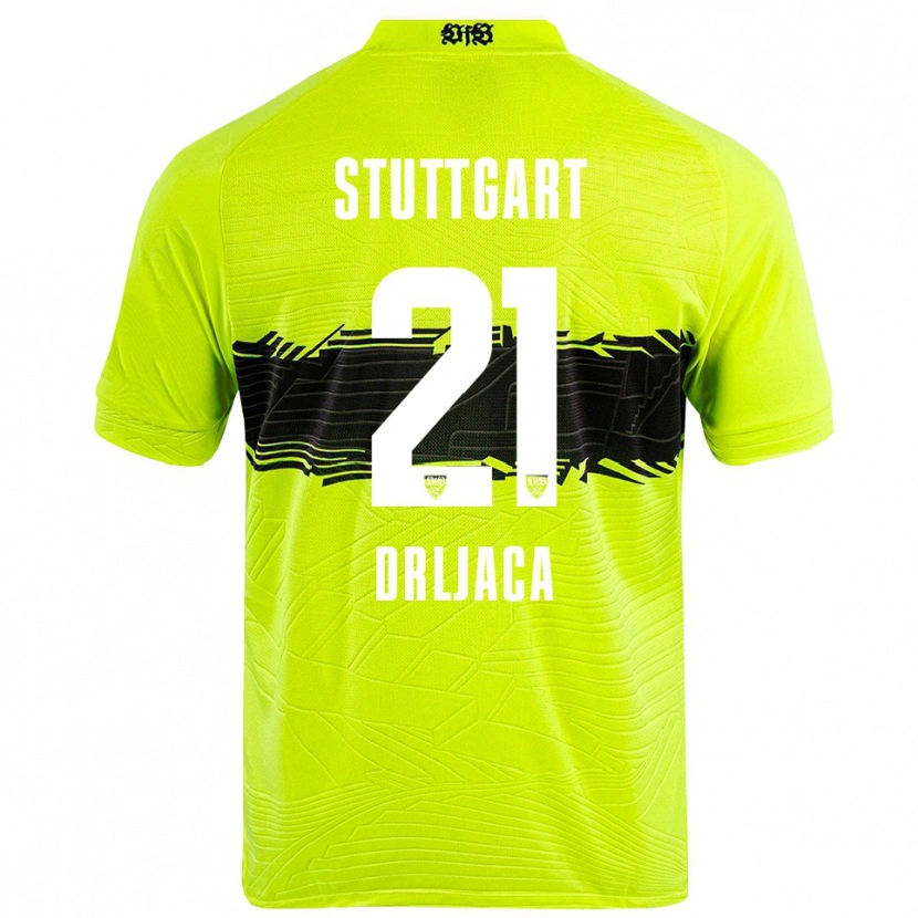 Danxen Herren Stefan Drljaca #21 Trikot Grün Gelb Schwarz Torwarttrikot 2025/26 Schweiz