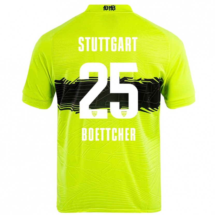 Danxen Herren Eve Boettcher #25 Trikot Grün Gelb Schwarz Torwarttrikot 2025/26 Schweiz