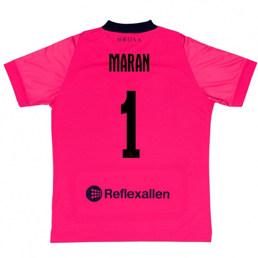 Danxen Herren Andrea Maran #1 Trikot Tiefrosa Schwarz Torwarttrikot 2025/26 Schweiz