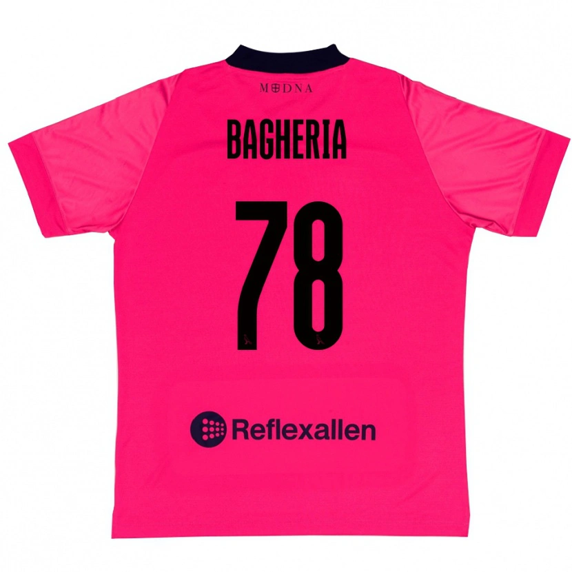 Danxen Herren Fabrizio Bagheria #78 Trikot Tiefrosa Schwarz Torwarttrikot 2025/26 Schweiz