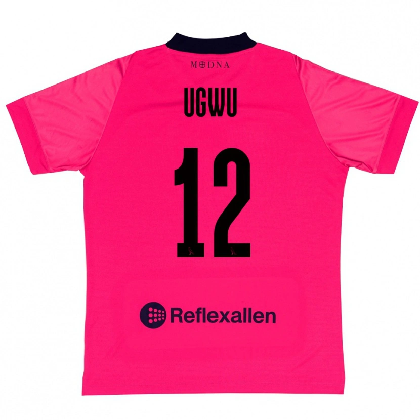 Danxen Herren Ferdinand Ugwu #12 Trikot Tiefrosa Schwarz Torwarttrikot 2025/26 Schweiz