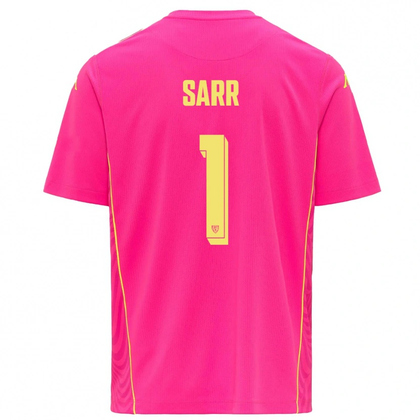 Danxen Herren Mouhamadou Sarr #1 Trikot Tiefes Pink Gelb Torwarttrikot 2025/26 Schweiz