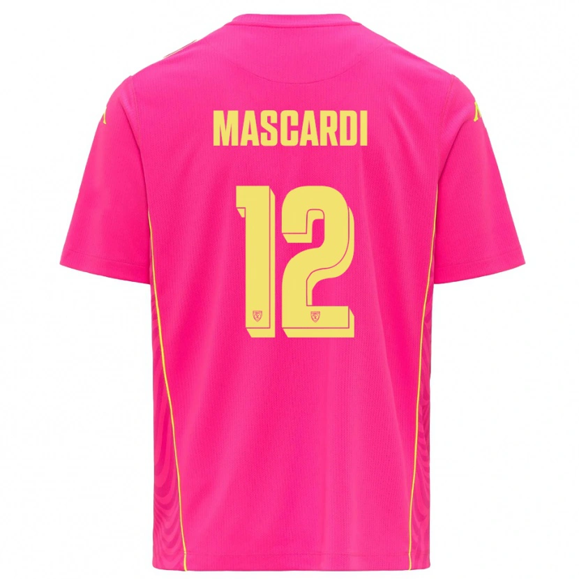 Danxen Herren Diego Mascardi #12 Trikot Tiefes Pink Gelb Torwarttrikot 2025/26 Schweiz