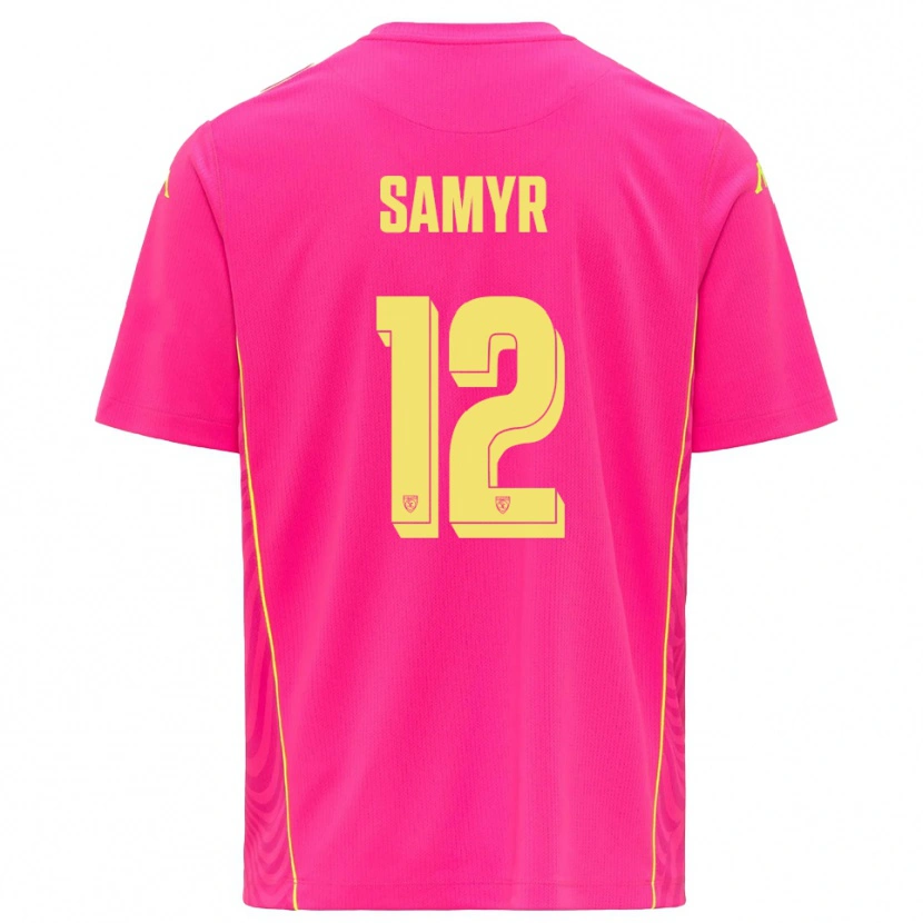 Danxen Herren Walid Samyr #12 Trikot Tiefes Pink Gelb Torwarttrikot 2025/26 Schweiz