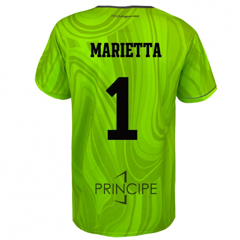 Danxen Herren Christian Marietta #1 Trikot Gelb Grün Schwarz Torwarttrikot 2025/26 Schweiz