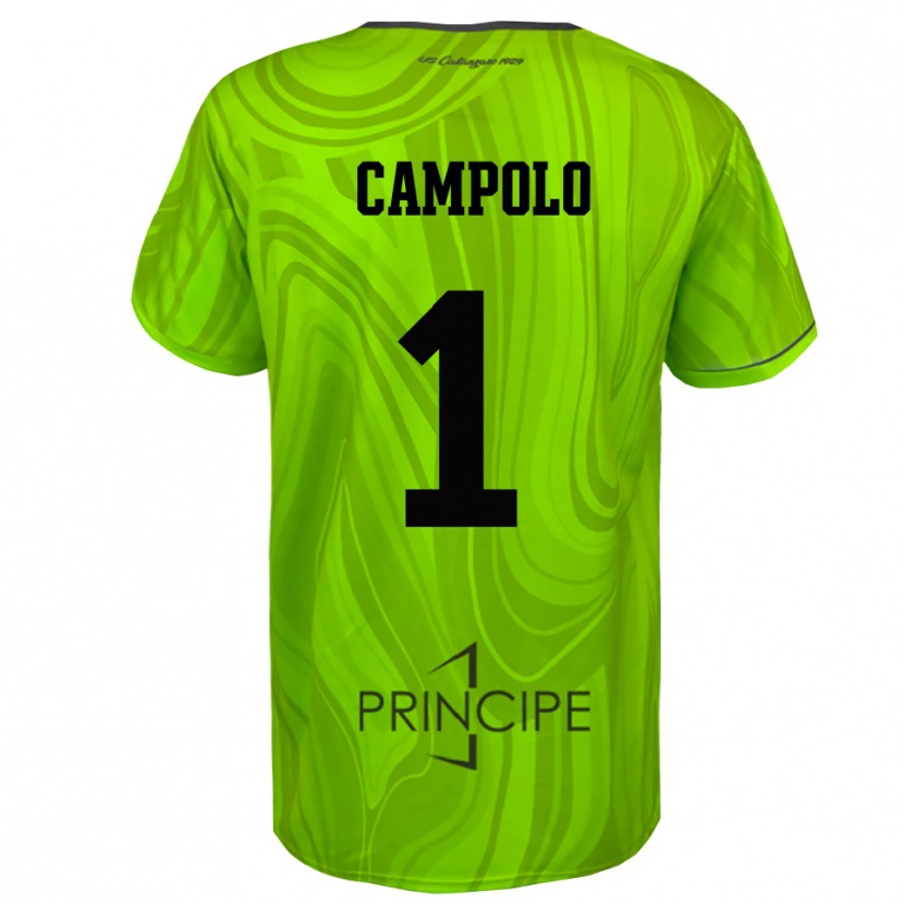 Danxen Herren Alessandro Campolo #1 Trikot Gelb Grün Schwarz Torwarttrikot 2025/26 Schweiz