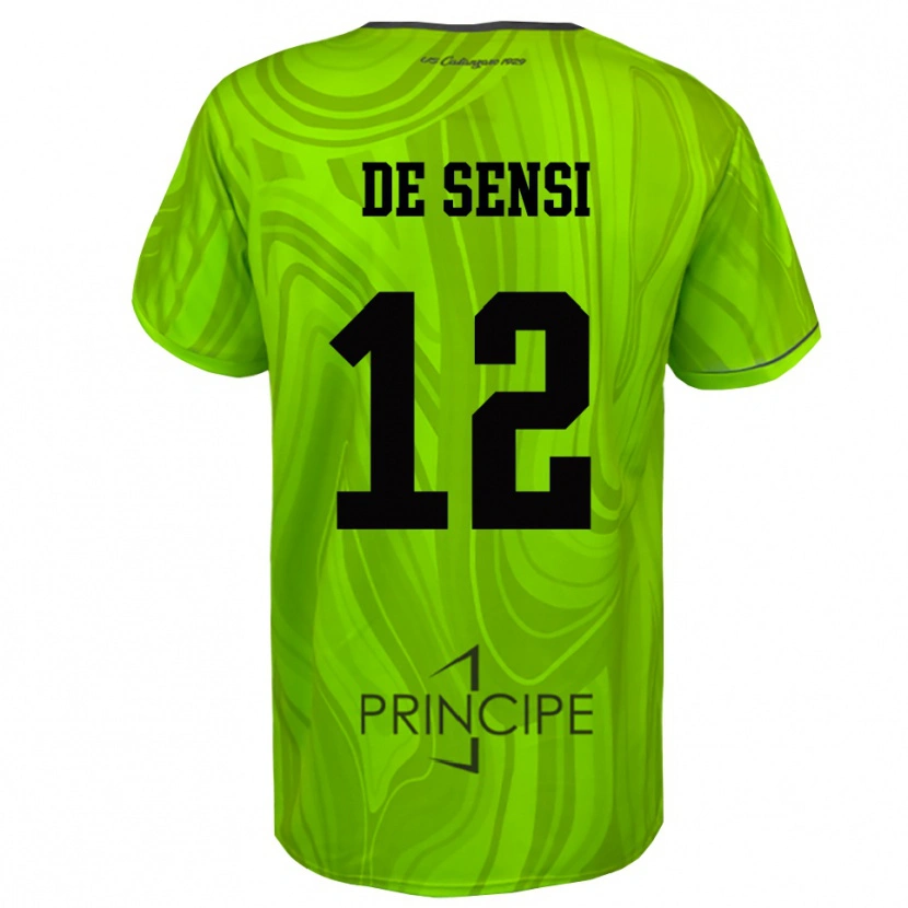 Danxen Herren Giuseppe De Sensi #12 Trikot Gelb Grün Schwarz Torwarttrikot 2025/26 Schweiz