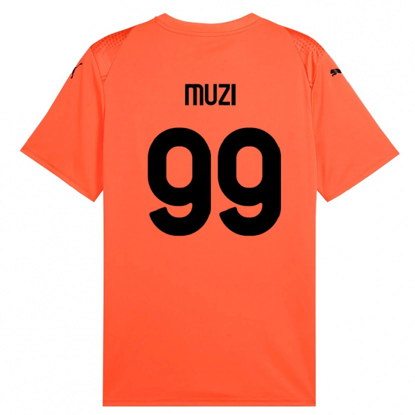 Danxen Herren Christian Muzi #99 Trikot Orange Schwarz Torwarttrikot 2025/26 Schweiz
