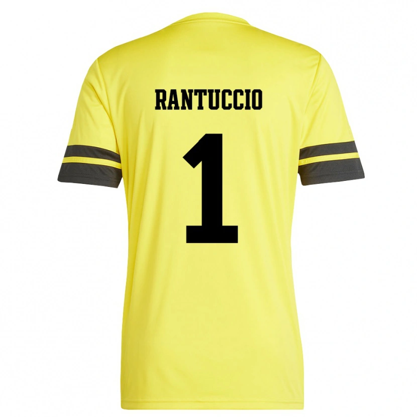 Danxen Herren Carmelo Rantuccio #1 Trikot Gelb Schwarz Torwarttrikot 2025/26 Schweiz