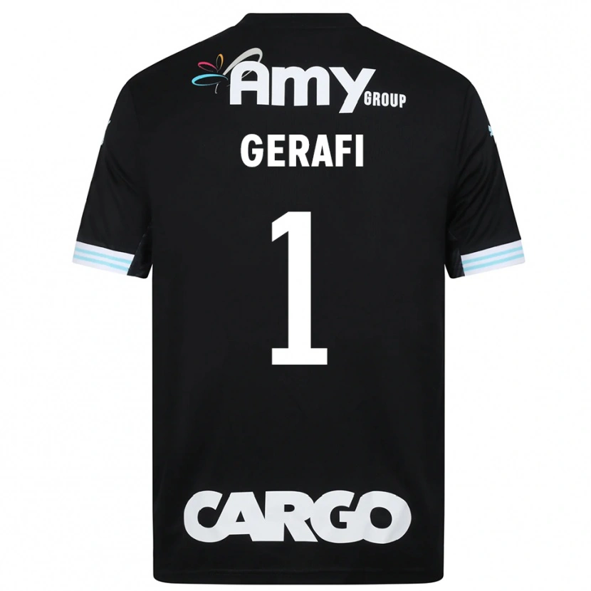 Danxen Herren Yoav Gerafi #1 Trikot Schwarz Weiß Torwarttrikot 2025/26 Schweiz