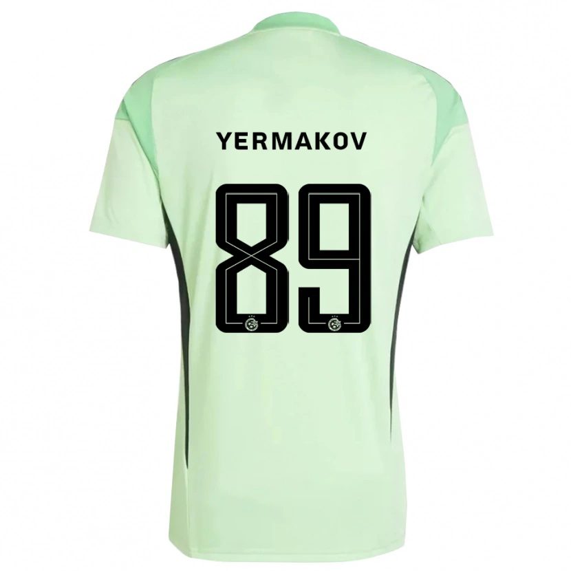 Danxen Herren Georgiy Yermakov #89 Trikot Hellgrün Schwarz Torwarttrikot 2025/26 Schweiz