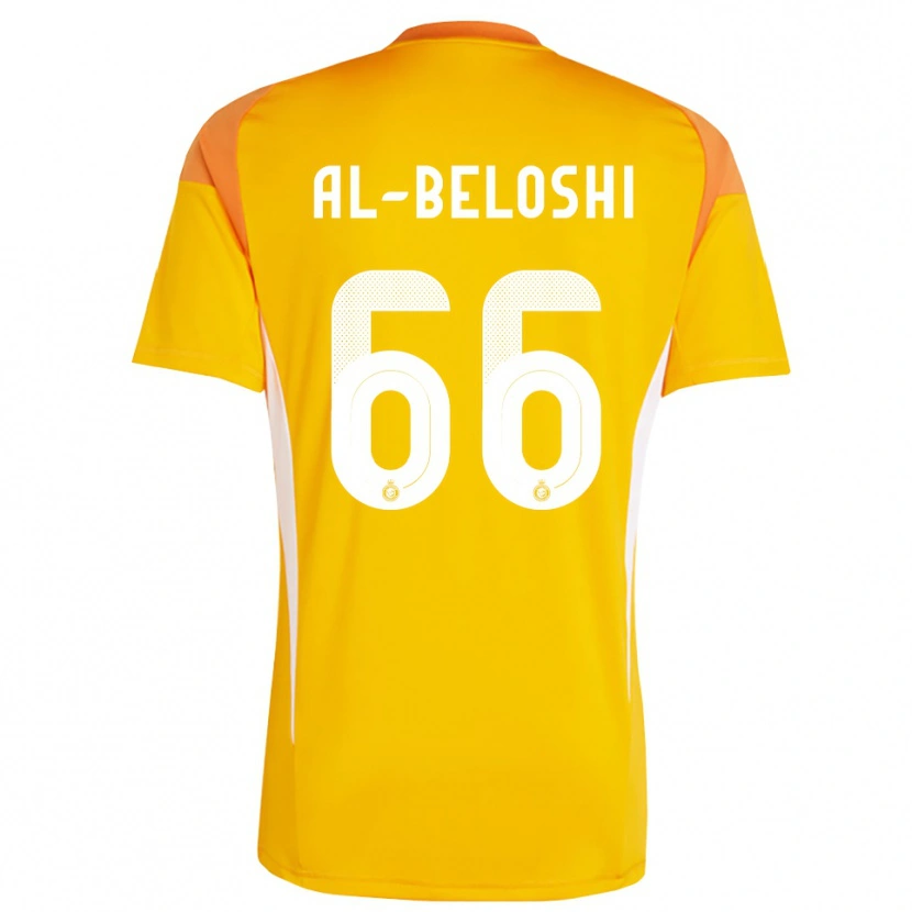 Danxen Herren Reem Al-Beloshi #66 Trikot Orange Gelb Weiß Torwarttrikot 2025/26 Schweiz