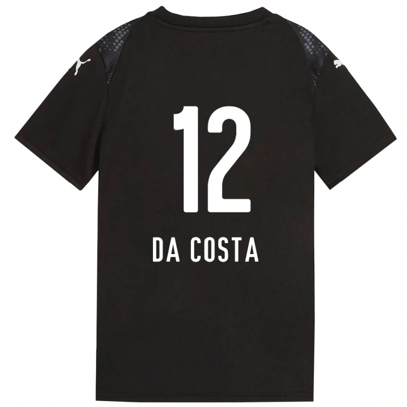 Danxen Herren Paulo da Costa #12 Trikot Schwarz Goldenrod Torwarttrikot 2025/26 Schweiz