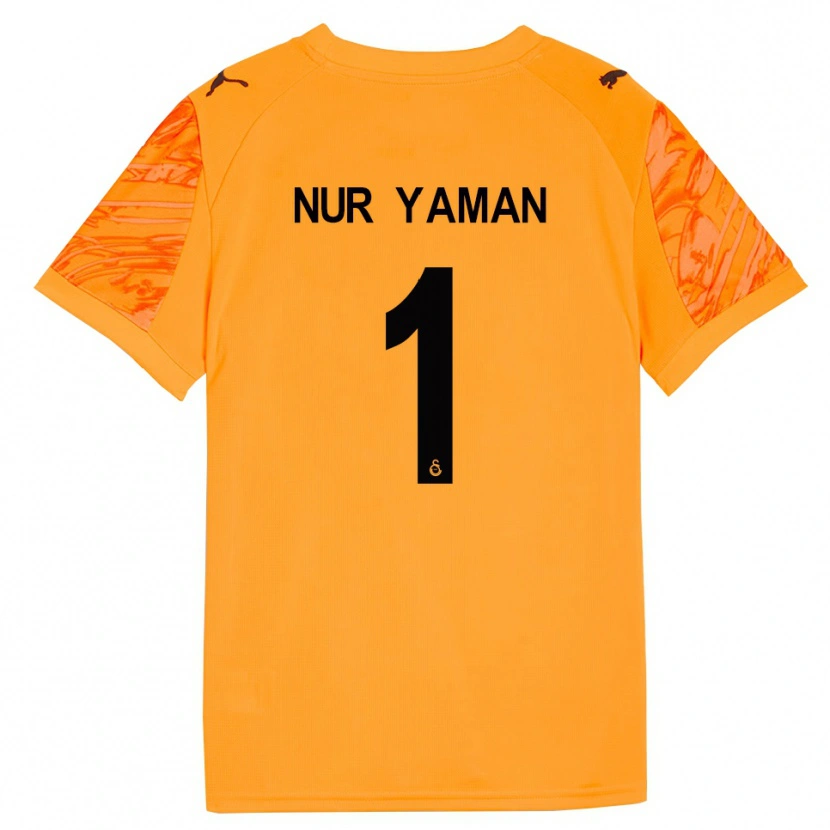 Danxen Herren Gamze Nur Yaman #1 Trikot Dunkles Orange Schwarz Torwarttrikot 2025/26 Schweiz