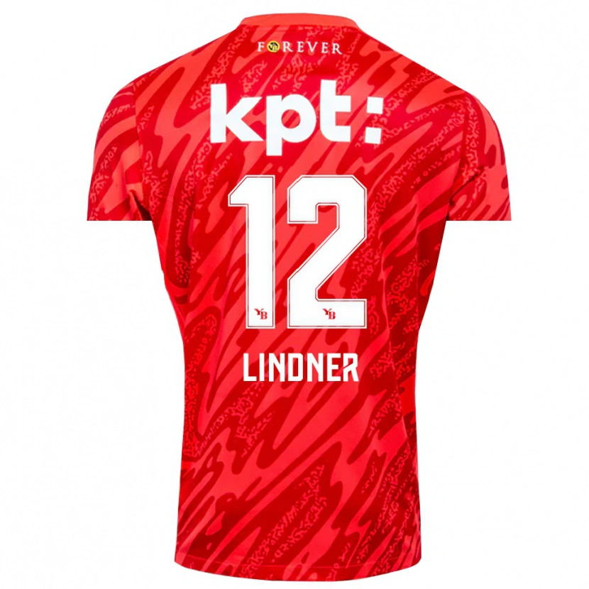 Danxen Herren Heinz Lindner #12 Trikot Rot Weiß Torwarttrikot 2025/26 Schweiz