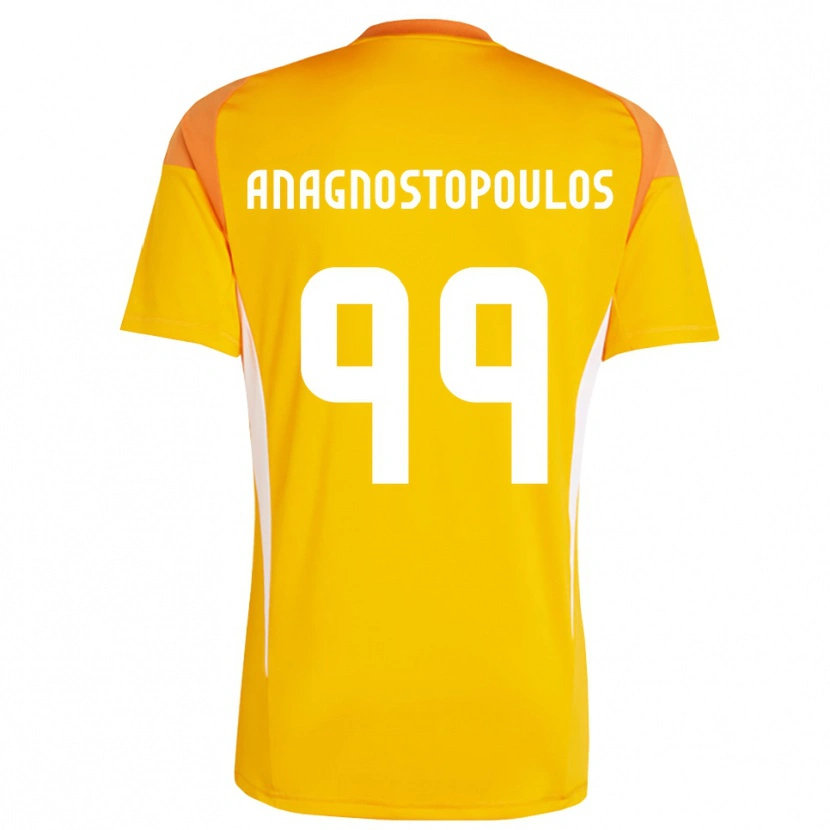 Danxen Herren Alexandros Anagnostopoulos #99 Trikot Orange Weiß Torwarttrikot 2025/26 Schweiz