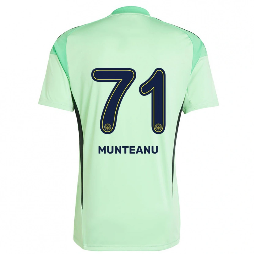 Danxen Herren Natalia Munteanu #71 Trikot Hellgrün Schwarz Torwarttrikot 2025/26 Schweiz