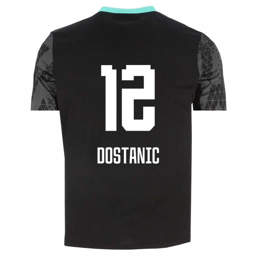 Danxen Herren Filip Dostanic #12 Trikot Dunkelgrau Schwarz Torwarttrikot 2025/26 Schweiz