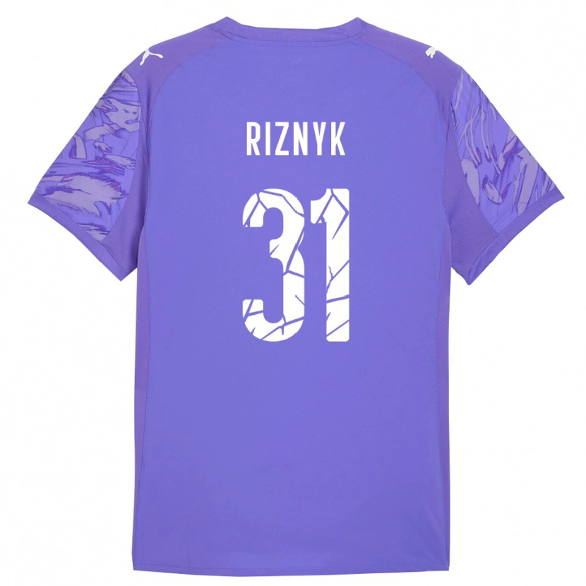 Danxen Herren Dmytro Riznyk #31 Trikot Flieder Lila Torwarttrikot 2025/26 Schweiz