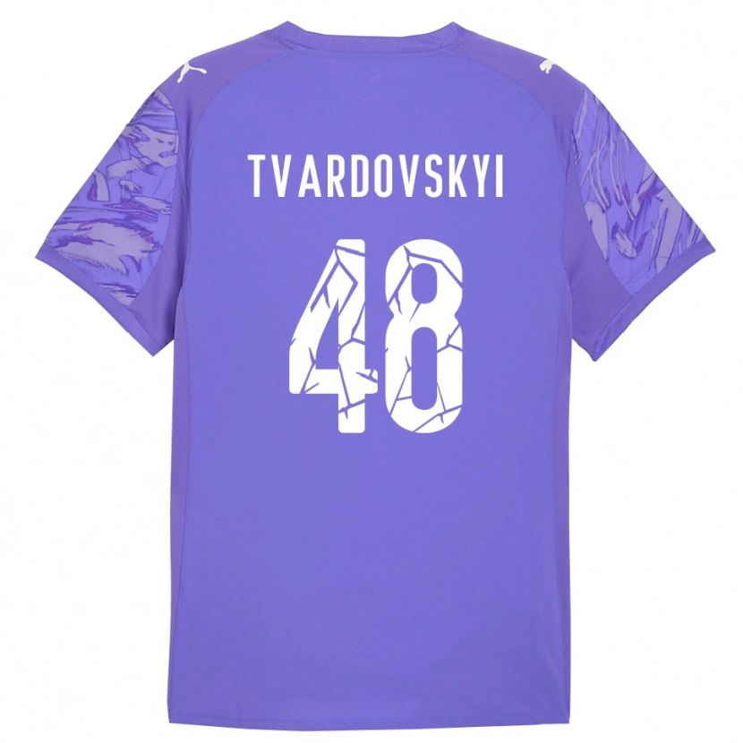 Danxen Herren Denys Tvardovskyi #48 Trikot Flieder Lila Torwarttrikot 2025/26 Schweiz