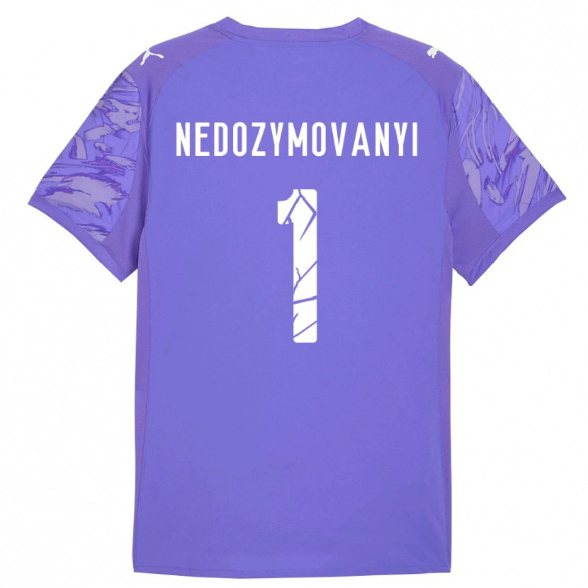 Danxen Herren Artem Nedozymovanyi #1 Trikot Flieder Lila Torwarttrikot 2025/26 Schweiz