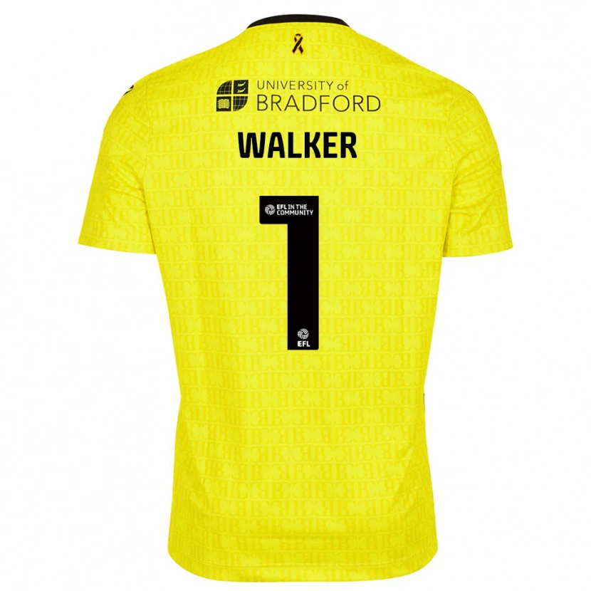 Danxen Herren Sam Walker #1 Trikot Gelb Schwarz Torwarttrikot 2025/26 Schweiz