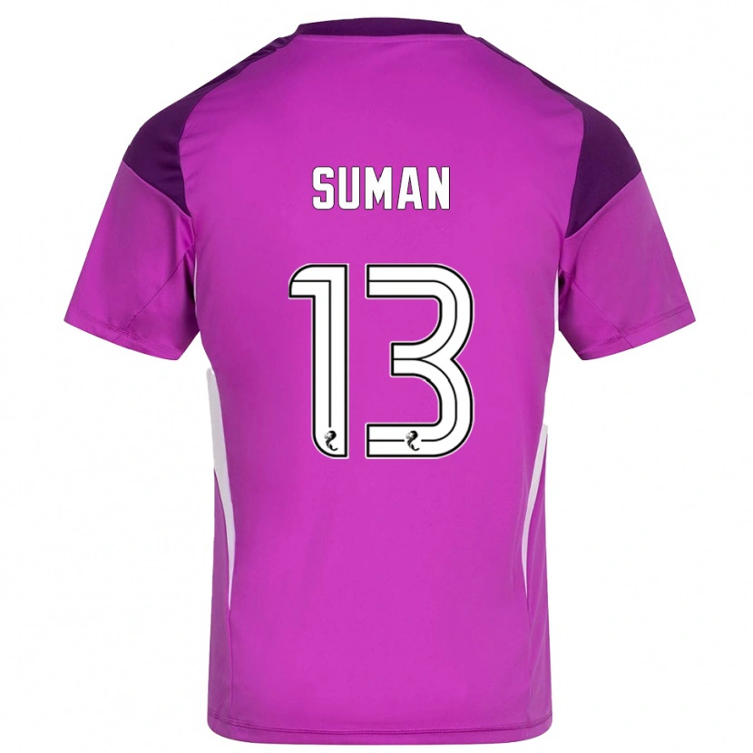 Danxen Herren Nick Suman #13 Trikot Violett Magenta Torwarttrikot 2025/26 Schweiz
