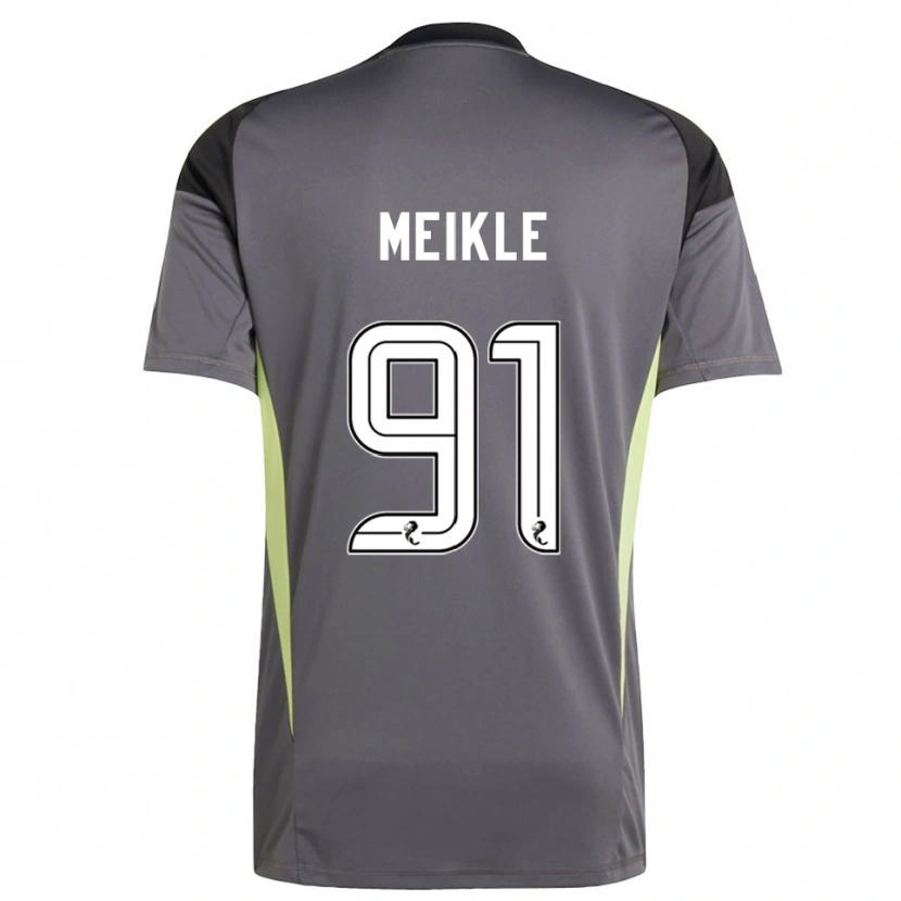 Danxen Herren Jamie Meikle #91 Trikot Grau Weiß Torwarttrikot 2025/26 Schweiz