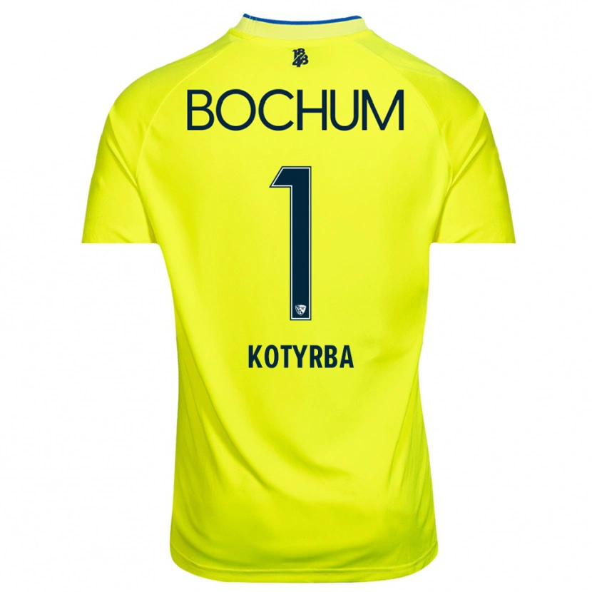 Danxen Herren Finn Kotyrba #1 Trikot Gelb Grün Torwarttrikot 2025/26 Schweiz