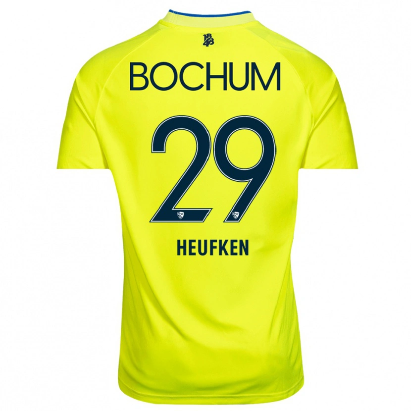 Danxen Herren Jeremias Heufken #29 Trikot Gelb Grün Torwarttrikot 2025/26 Schweiz
