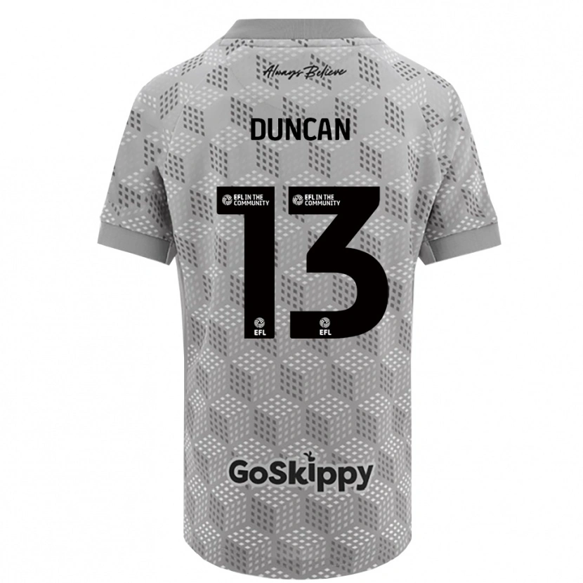 Danxen Herren Joe Duncan #13 Trikot Schwarz Grau Torwarttrikot 2025/26 Schweiz