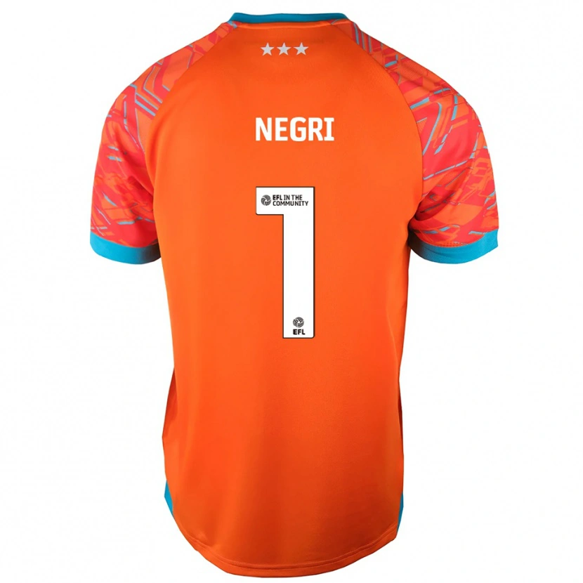 Danxen Herren Natalia Negri #1 Trikot Orange Weiß Torwarttrikot 2025/26 Schweiz