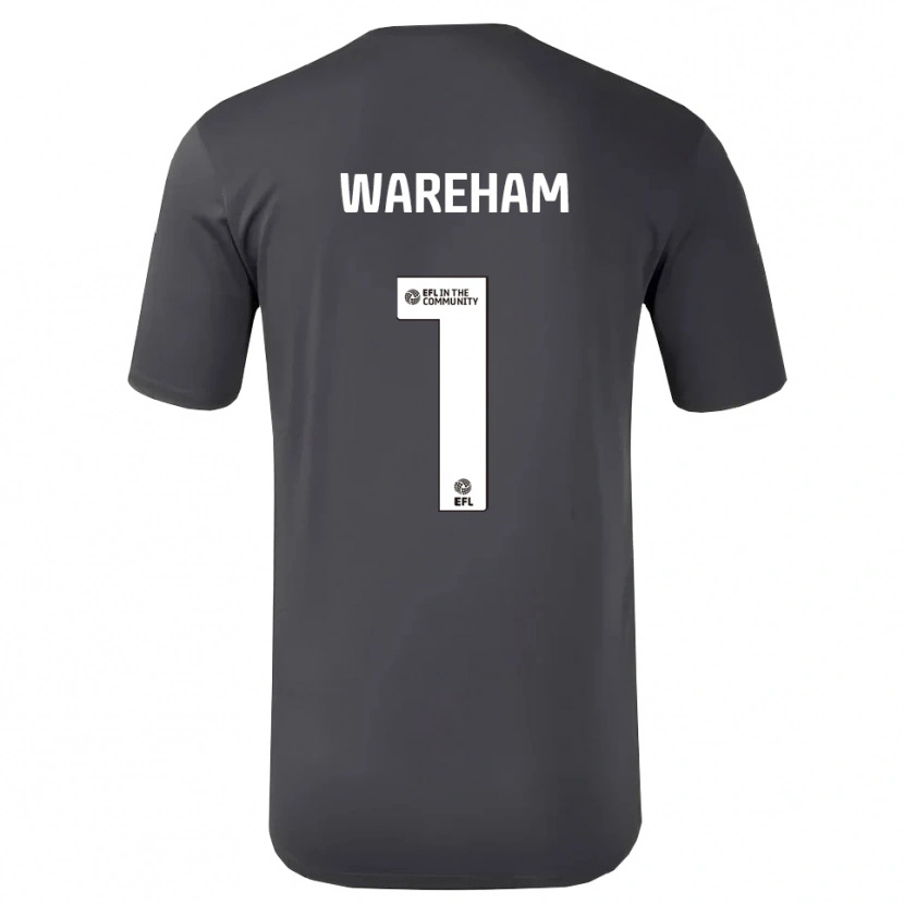 Danxen Herren Laura Wareham #1 Trikot Schwarz Weiß Torwarttrikot 2025/26 Schweiz