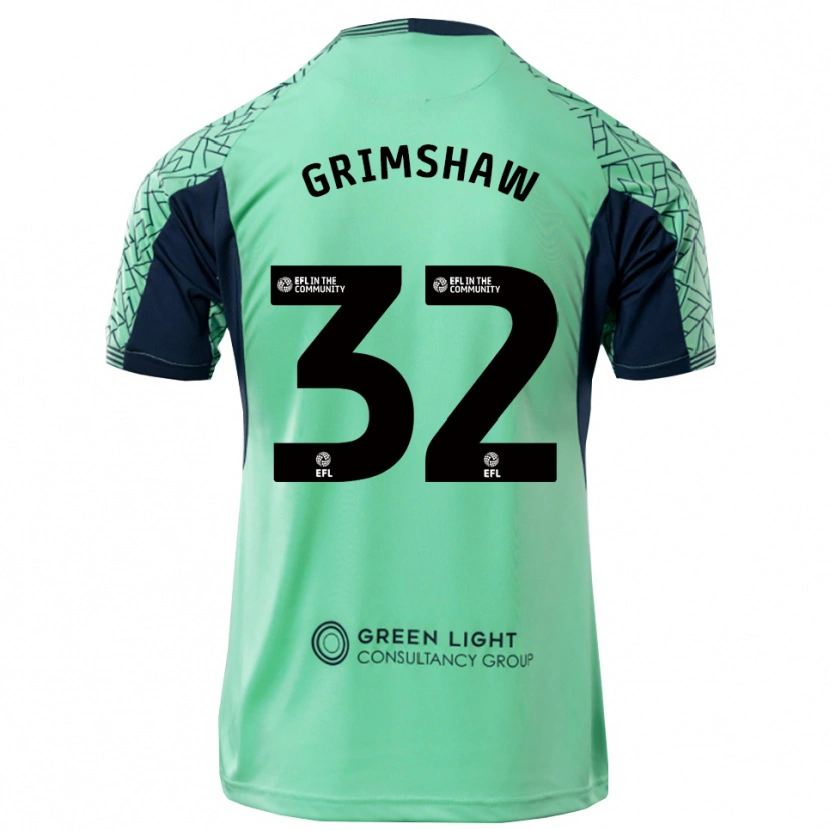 Danxen Herren Daniel Grimshaw #32 Trikot Aqua Schwarz Torwarttrikot 2025/26 Schweiz