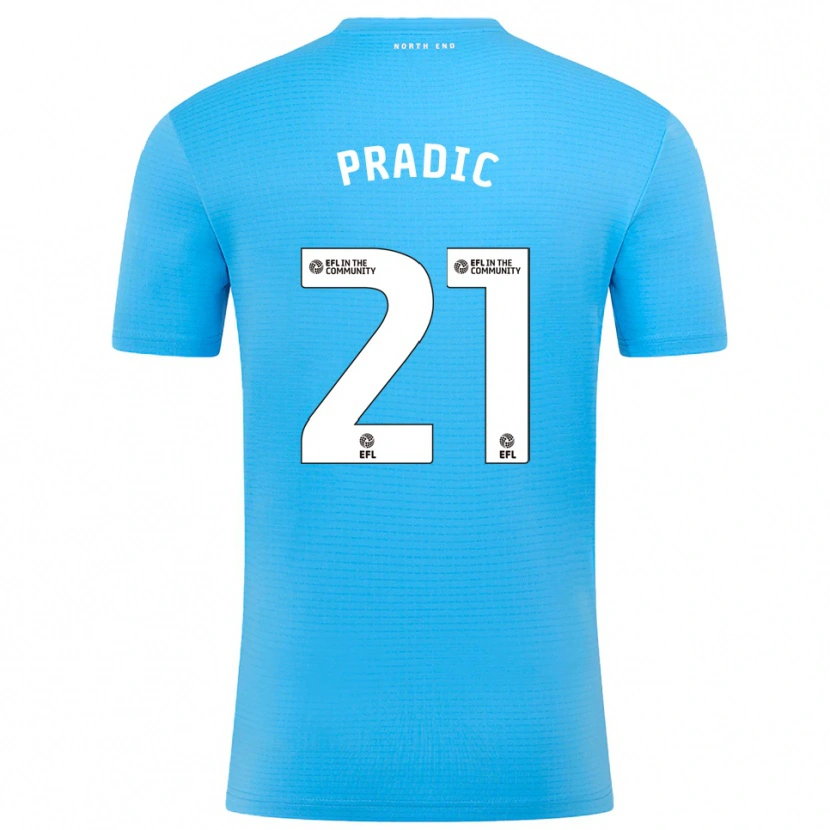 Danxen Herren James Pradic #21 Trikot Blau Weiß Torwarttrikot 2025/26 Schweiz