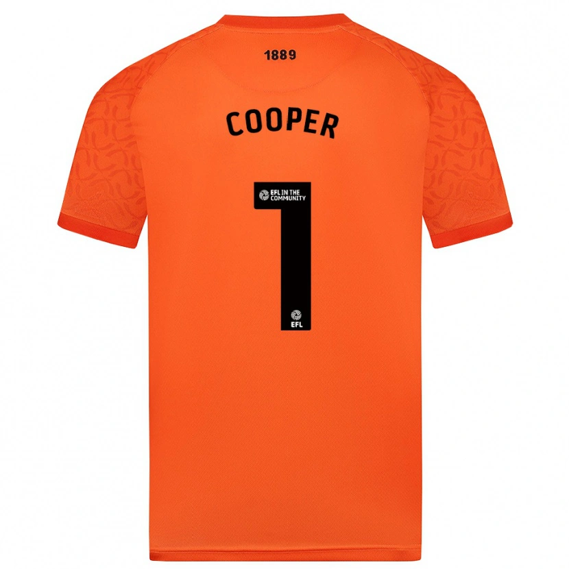 Danxen Herren Michael Cooper #1 Trikot Orange Schwarz Torwarttrikot 2025/26 Schweiz