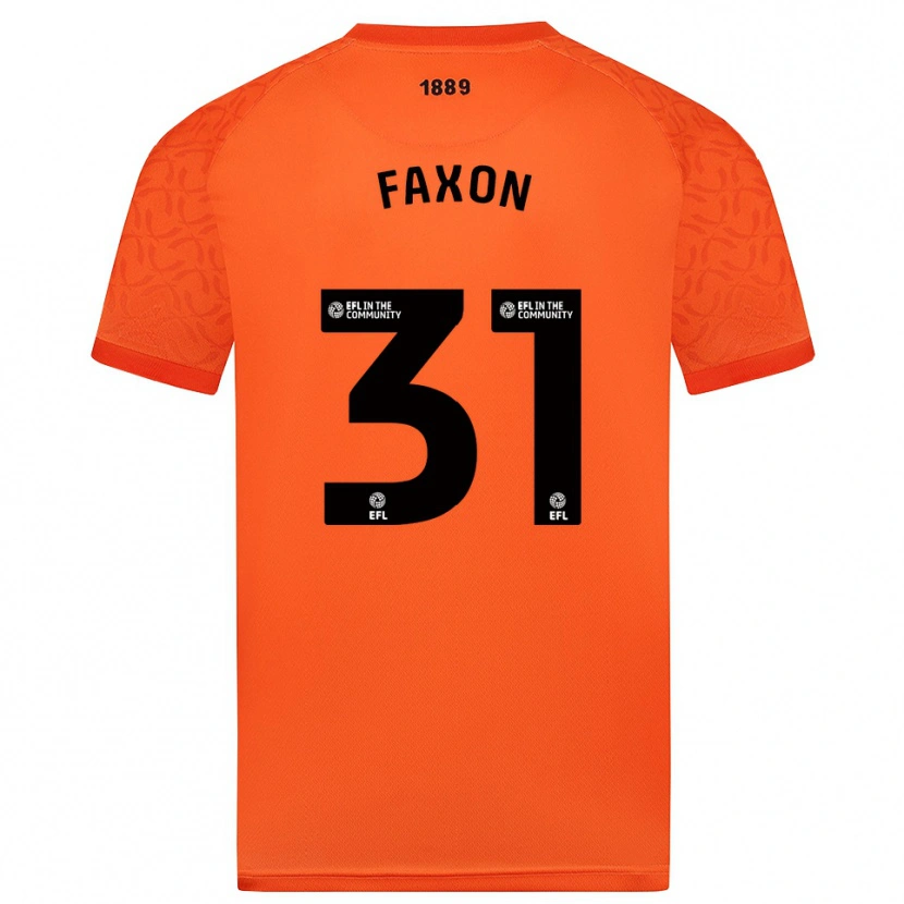 Danxen Herren Luke Faxon #31 Trikot Orange Schwarz Torwarttrikot 2025/26 Schweiz